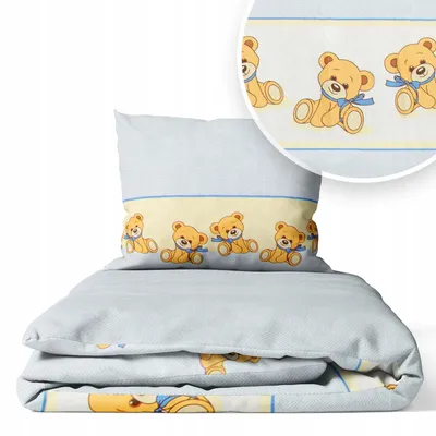 Produktbild von Ankras Kinder Bettwäsche 100x160 cm 2-teilig Bär