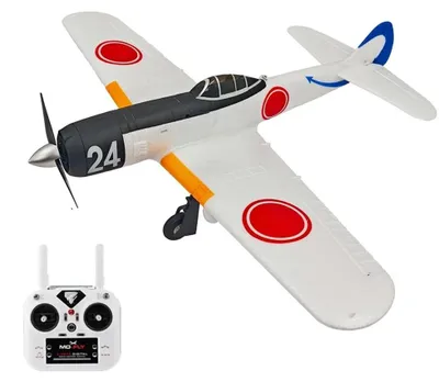 Zdjęcie produktu dla Model samolotu Ki-84 Plus RC - skala 1:16 - rozpiętość skrzydeł 69 cm - 2,4 GHz, 4-kanałowy - wykonany z pianki EPP z żyroskopem 3D/6G - zestaw RTF (gotowy do lotu) z 3 akumulatorami