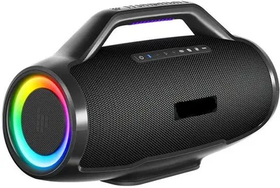 Obrázek produktu pro Kompaktní reproduktor – 3pásmový zvukový systém – kompatibilní s aplikacemi – reproduktor k počítači – Bluetooth 5.0 – 130 W – černý
