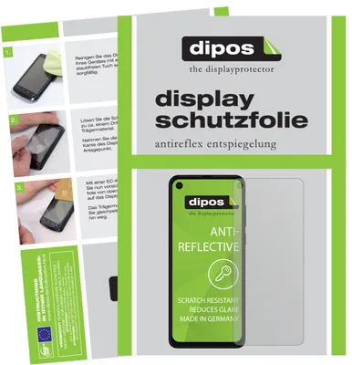 Produktbild von 4x Schutzfolie für Motorola One Vision matt Displayschutzfolie Folie Display Schutz dipos