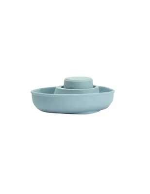 Produktbild von PlanToys Holzspielzeug Kautschuk-Cabrio-Boot-Pastellblau