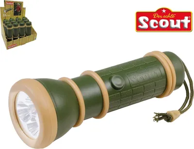 Produktbild von Taschenlampe Scout 3 LED D3,5x16cm gummiert, Happy People