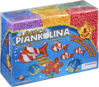 Produktbild von ART AND PLAY glänzende Schaumstoff-Farbe 8 Farben