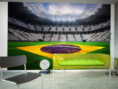 Produktbild von Vlies Fototapete 400x280 cm Tapeten Wandtapete XXL Football 10110904-11
