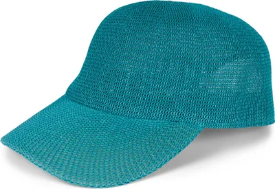 Produktbild von styleBREAKER Papierstroh Baseball Cap einfarbig | luftiges Sommer Basecap mit Metallschnalle verstellbar | Uni Cap mit Schweißband für Damen und Herren