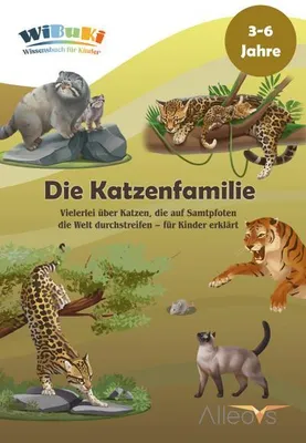 Immagine prodotto di \WiBuKi\" Wissensbuch für Kinder: Die Katzenfamilie"