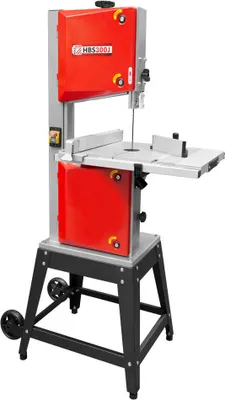 Zdjęcie produktu dla Holzmann HBS300J, Pionowa piła taśmowa, Czarny, Czerwony, Srebrny, 16,5 cm, 30 cm, 360 m/min, 720 m/min