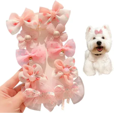 Produktbild von Hundehalsband - Set mit 10 Stück - Polyester - Rosa
