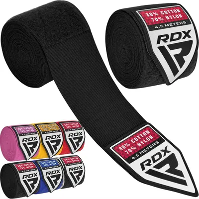 Obrázok produktu pre RDX Boxing Bandage 450cm Black Kliknite tu pre výber