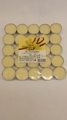 Produktbild von WECO Duftteelichte 25er-Pack -4h- Vanille