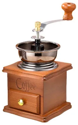 Produktbild von Mini retro Kaffeezubringer mit Handhebel, Handmühle, handbetriebene Kaffeemühle für die Küche