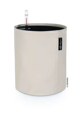 Produktbild von LECHUZA-Pflanzgefäß TRENDCOVER 23 Creme mit Bewässerungssystem | Ø 23 cm × 26,5 cm | 14184