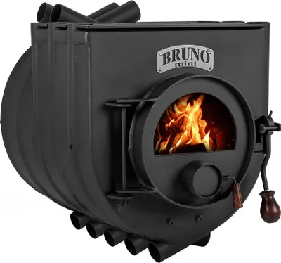 Produktbild von Bruno® Werkstattofen Mini III mit Herdplatte schwarz 12 kW Stahl A