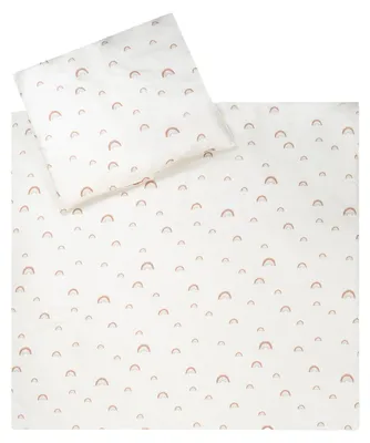 Produktbild von Julius Zöllner Bio-Bettwäscheset Rainbow – Creme – 80/80 + 35/40 cm