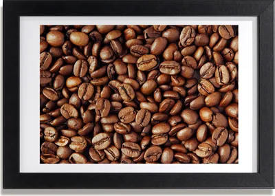 Produktbild von Bild 30x20 MDF-Rahmen, Wandkunst Kaffeebohnen
