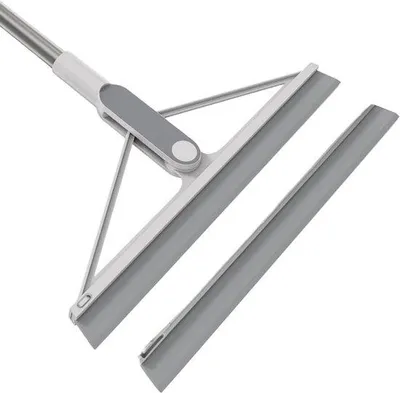 Immagine prodotto di Panno in silicone per bagno e cucina con manico telescopico - ideale per l'uso quotidiano - 1 pezzo