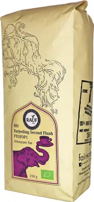 Produktbild von Rauf Tee Schwarzer Tee Darjeeling Second Flush Bio