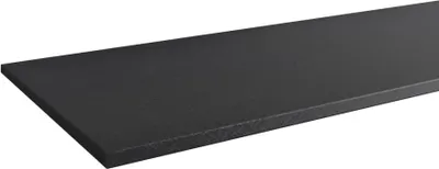 Produktbild von FACKELMANN Waschtischplatte Oxford / Waschbeckenplatte für Aufsatzwaschbecken / Maße (B x H x T): ca. 60,6 x 1,2 x 49,2 cm / hochwertige Platte für Badezimmer und Gäste-WC / Farbe: Schwarz