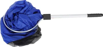 Obrázek produktu pro TARSHYRY Koi Net, rybářská síť s rukojetí Akvarijní vodotěsná měkká rybářská síť Dlouhý koš Koi Tansfer Mesh Aquarium NET pro středně velké ryby (průměr 35 cm, rukojeť 50 cm)