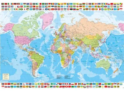 Image de Puzzle la carte du monde 1500 pièces - collection pays - planisphère - educa - 18500