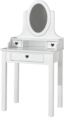 Produktbild von Schminktisch Amori MDF Weiß 70x136x40 cm