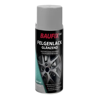 Produktbild von Baufix Felgenlack Stahlgrau Glänzend