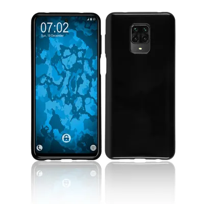 Produktbild von PhoneNatic Case kompatibel mit Xiaomi Mi Note 9 Pro - schwarz Silikon Hülle crystal-case Cover
