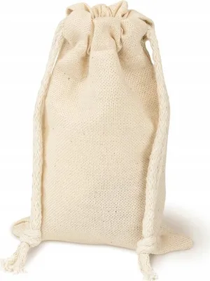Obrázok produktu pre EKO bavlnené vrecko ecru 10×15 cm – 145 g vrecko na šperky, handmade a drobnosti