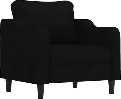 Produktbild von vidaXL Sessel Schwarz 60 cm Stoff