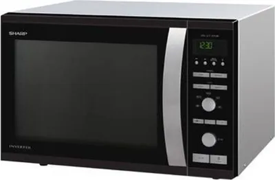 Produktbild von Sharp Home Appliances R-941BKW, Arbeitsplatte, 40 l, 1050 W, Eingebautes Display, Tasten, Drehregler, Berührung, Schwarz