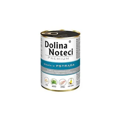 Produktbild von Dolina Noteci Premium Forelle - Nassfutter für Hunde 400 g