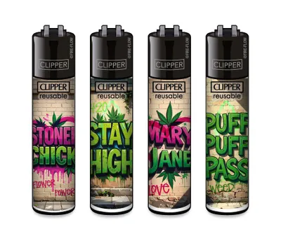Produktbild von Clipper Feuerzeug 4er Set FFX 420 Wallz #2