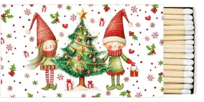 Imagen del producto de Ambiente Streichhölzer: Elfos junto al árbol