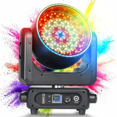 Zdjęcie produktu dla Głowica ruchoma LIGHT4ME STARWASH 37x15W RGBW