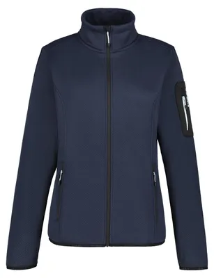 Produktbild von Icepeak Bowersville Strickfleecejacke für Damen ohne Kapuze, Farbe:Dunkelblau, Größe:S