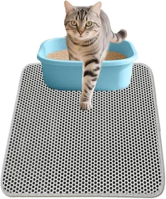 Produktbild von Famanu Katzenstreumatte 30 x 45 cm - wasserfest, rutschfest, für Haustiere