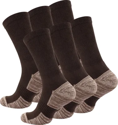 Produktbild von Stark Soul® Multifunktionssocken 6 Paar, mit Spezialpolsterung | Gr: 35-38, Braun