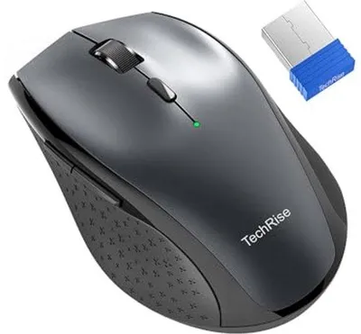 Obrázok produktu pre Bezdrôtová ergonomická počítačová myš, optická, 4800 DPI, 6 tlačidiel