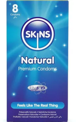 Produktbild von Skins - Natürliche Premium-Kondome Packung 8