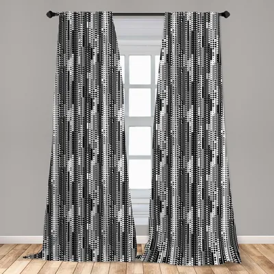 Produktbild von Abakuhaus, Fenstervorhänge, geometrisch, 2-Panel-Set, 150 x 225 cm