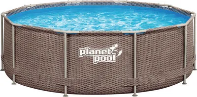Produktbild von Bazén s rámovou konstrukcí Planet Pool FRAME RATAN 305 x 91 cm