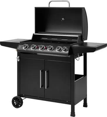 Produktbild von Gasgrill Cookingbox Paarl, 5 Brenner, 70 x 42 cm Grillfläche, 17.5 kW, Stahl Grillrost