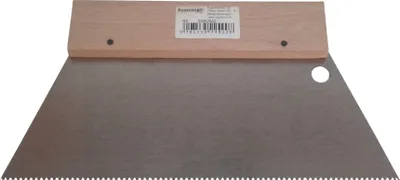 Produktbild von Leim Klebstoff Kleber Trapez Zahnspachtel Bodenleger 250mm x 130mm A2 (1.2x1.8mm)