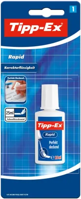Obrázok produktu pre TIPP-EX 8871561, 20 ml, Biela, 80 mm, 32 mm, 197 mm, 43,95 g