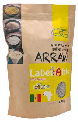 Produktbild von Arraw – Traditionelles Hirse-Granulat (450g) von Label Afrik