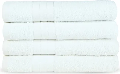 Obrázok produktu pre Muller Textiles 1000.00.93, Biela, Bavlna, 4 kusov, 500 g/m², 50 x 100 cm