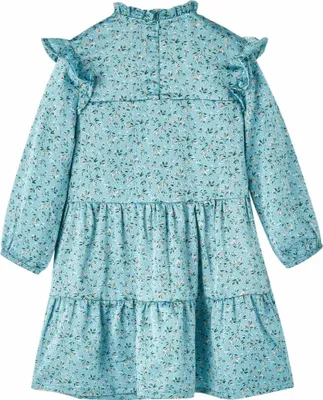 Immagine prodotto di vidaXL Abito da bambino a maniche lunghe Blu 116