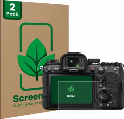 Produktbild von 2x ScreenLeaf Schutzfolie für Sony Alpha 1 II (ILCE1M2B) nachhaltiger Displayschutz Display Schutz Folie Klar Transparent