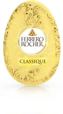 Zdjęcie produktu dla Ferrero Rocher Jajko wielkanocne z mlecznej czekolady z orzechami laskowymi 100g