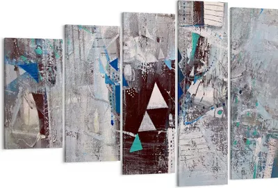 Produktbild von Bild auf Leinwand - Leinwandbild - Abstraktion modern - 150x100cm - Wand Bild - Wanddeko - Leinwanddruck - Bilder - Kunstdruck - Wanddekoration - Leinwand bilder - Wandkunst - EG150x100-4006